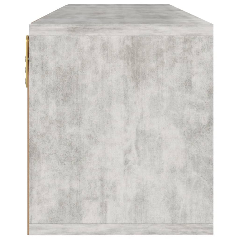 Tv-meubel 88,5x27,5x30,5 cm spaanplaat betongrijs MeubelReus