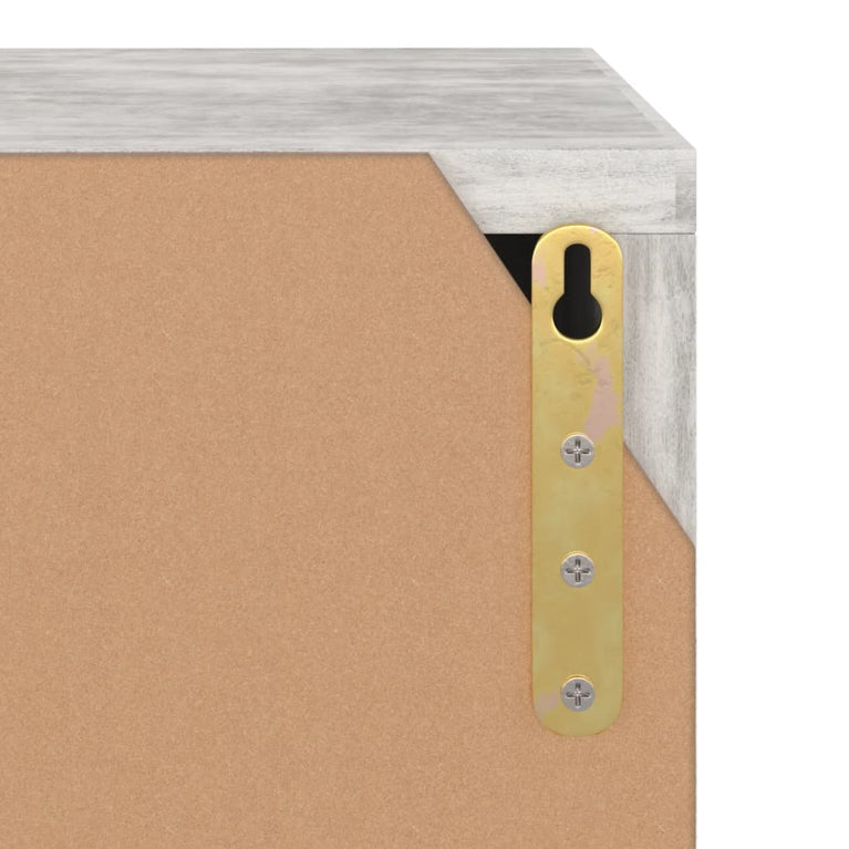 Tv-meubel 88,5x27,5x30,5 cm spaanplaat betongrijs MeubelReus