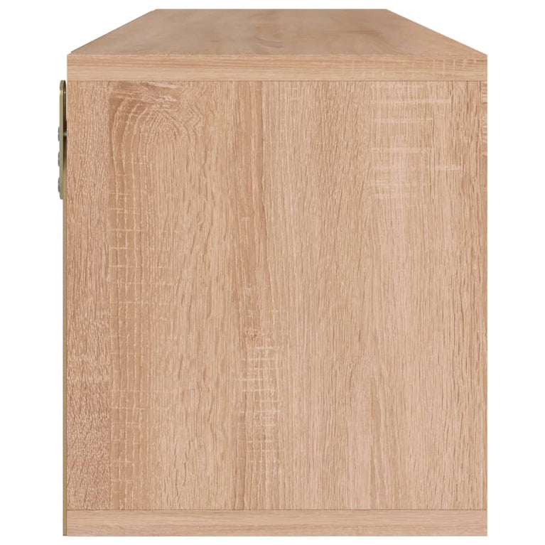 Tv-meubel 88,5x27,5x30,5 cm spaanplaat sonoma eikenkleurig MeubelReus