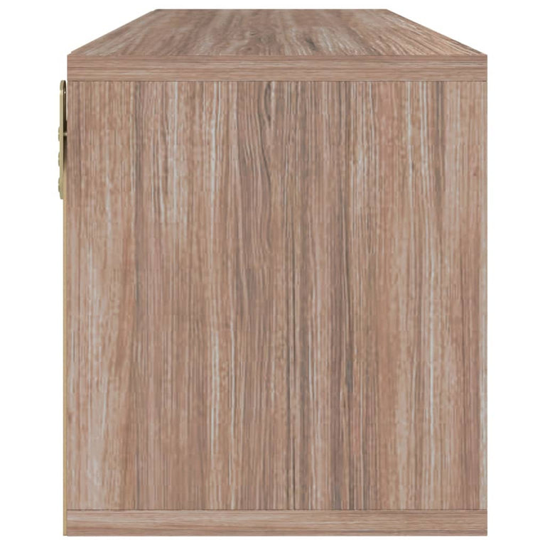 Tv-meubel 88,5x27,5x30,5 cm spaanplaat grijs sonoma eiken MeubelReus