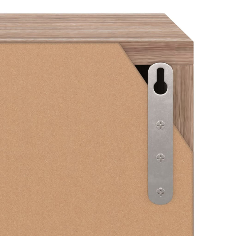Tv-meubel 88,5x27,5x30,5 cm spaanplaat grijs sonoma eiken MeubelReus