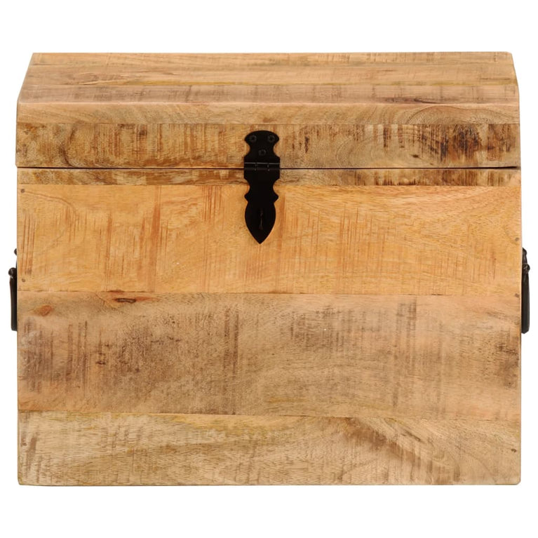Opbergbox 39x28x31 cm massief mangohout MeubelReus