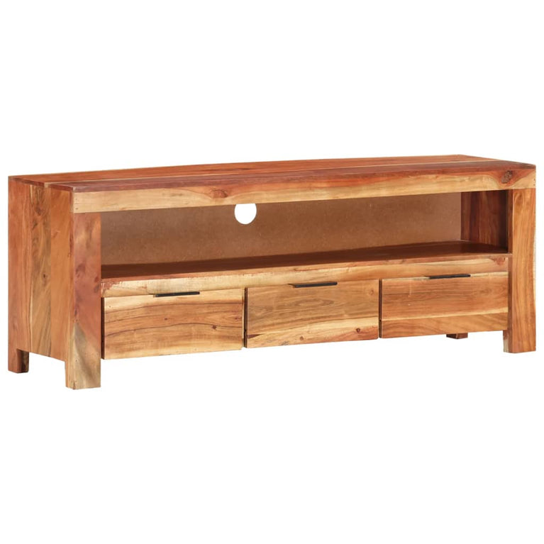 Tv-meubel 110x30x40 cm massief acaciahout MeubelReus