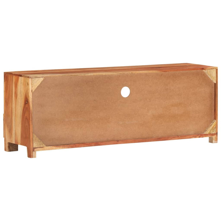 Tv-meubel 110x30x40 cm massief acaciahout MeubelReus
