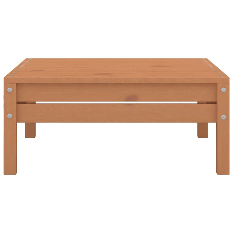 9-delige Loungeset massief grenenhout honingbruin MeubelReus