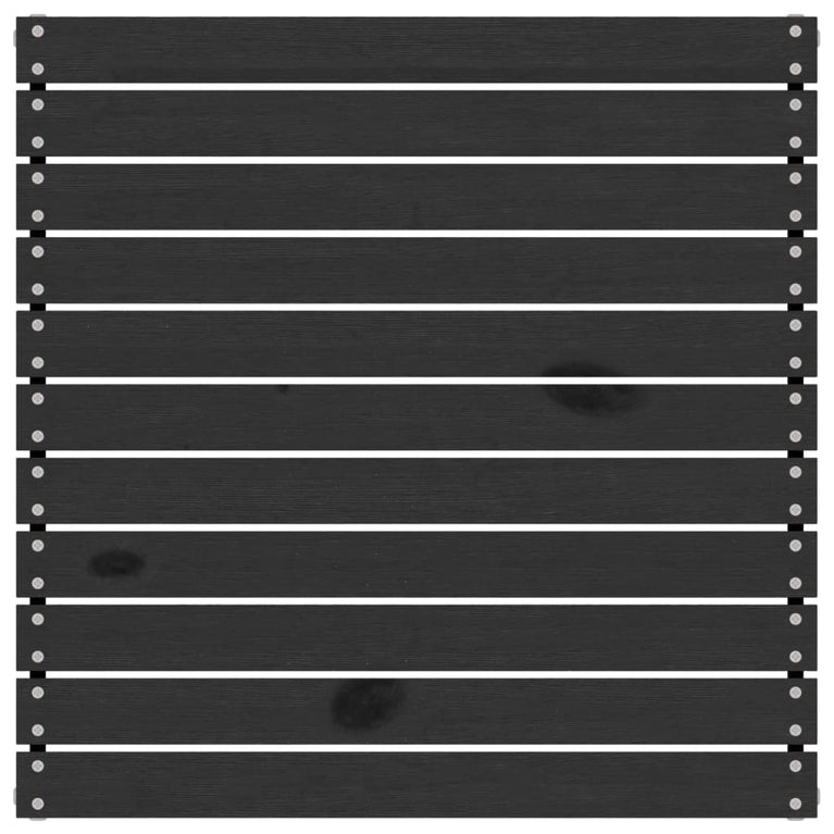 9-delige Loungeset massief grenenhout zwart MeubelReus