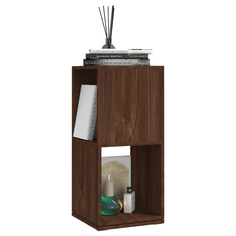 Draaikast 34,5x34,5x75,5 cm spaanplaat bruin eikenkleur MeubelReus