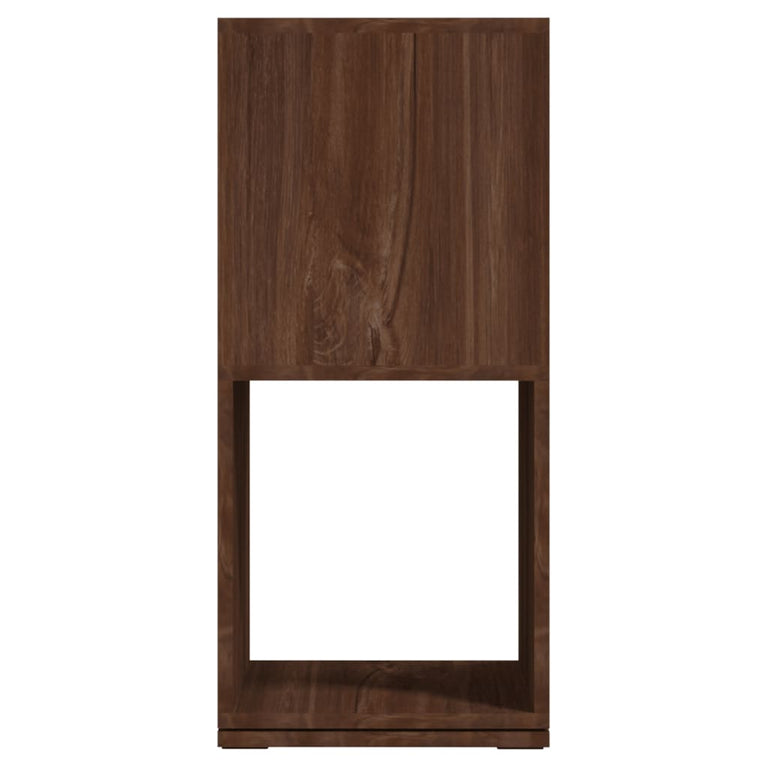 Draaikast 34,5x34,5x75,5 cm spaanplaat bruin eikenkleur MeubelReus
