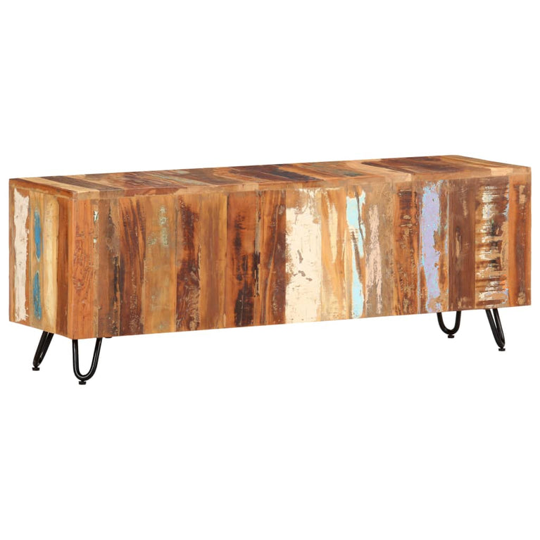 Tv-meubel 110x30x40 cm massief gerecycled hout MeubelReus