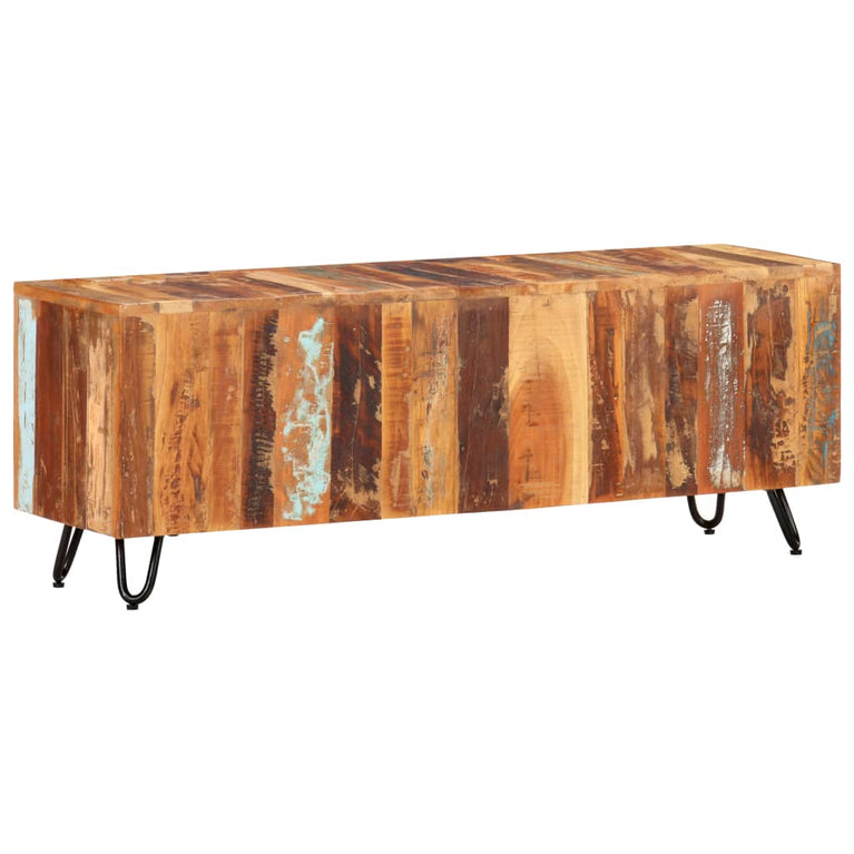 Tv-meubel 110x30x40 cm massief gerecycled hout MeubelReus