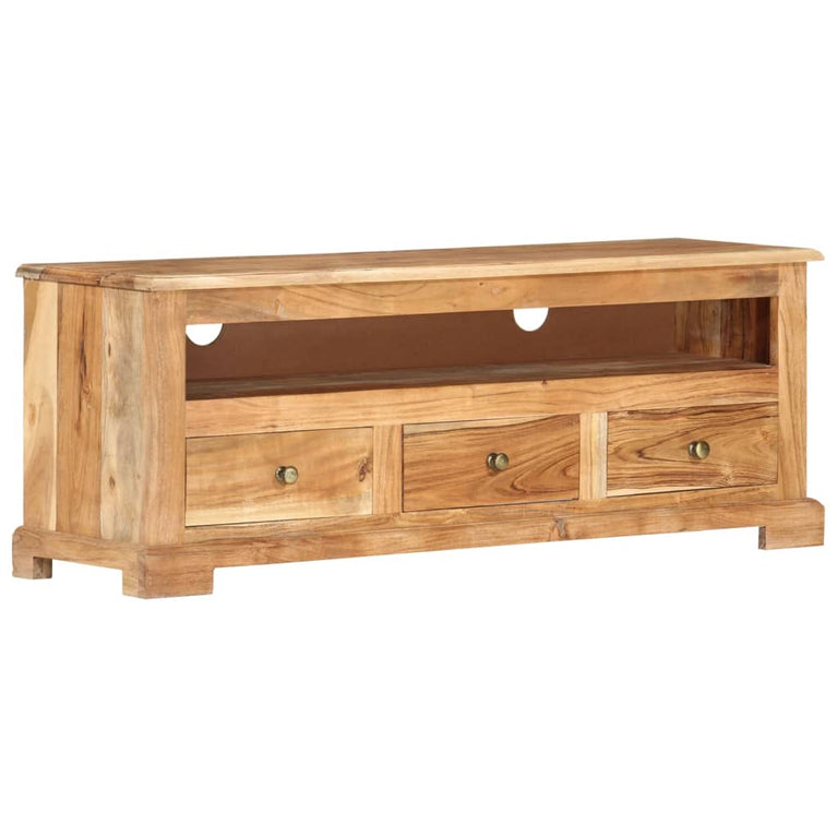 Tv-meubel 110x30x40 cm massief acaciahout bruin MeubelReus