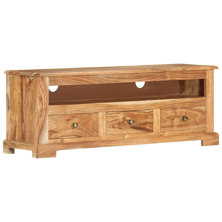 Tv-meubel 110x30x40 cm massief acaciahout bruin MeubelReus