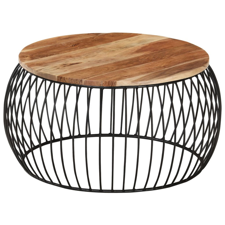 Salontafel Ø68 cm massief acaciahout MeubelReus