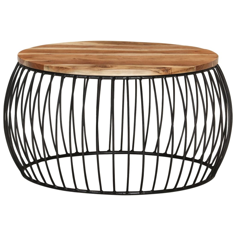 Salontafel Ø68 cm massief acaciahout MeubelReus