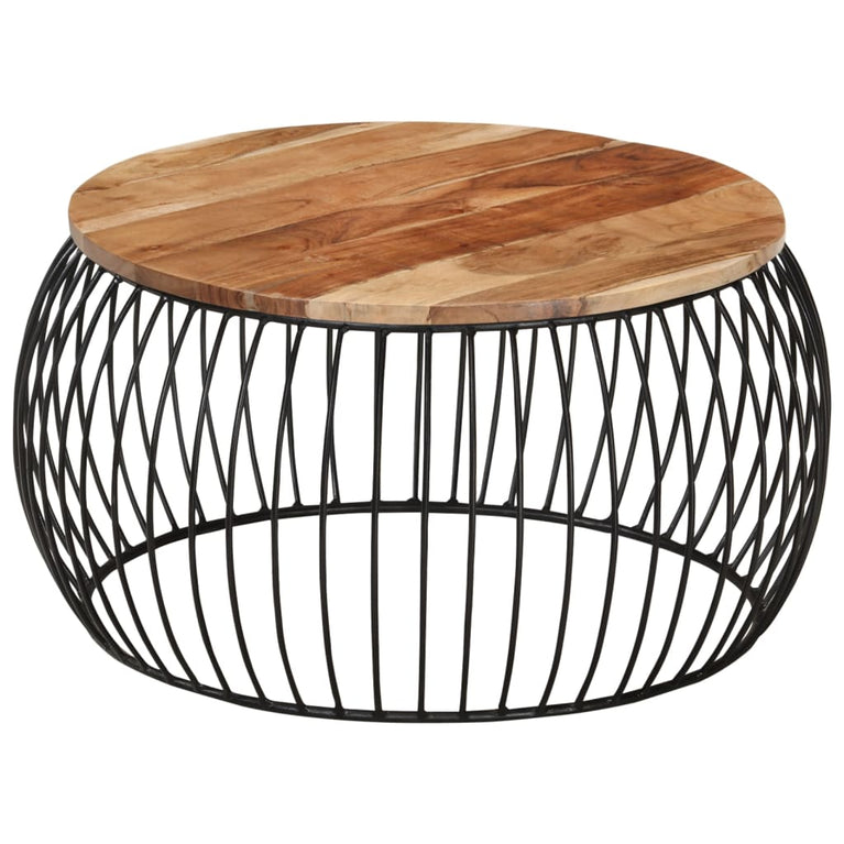 Salontafel Ø68 cm massief acaciahout MeubelReus