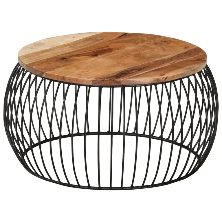 Salontafel Ø68 cm massief acaciahout MeubelReus