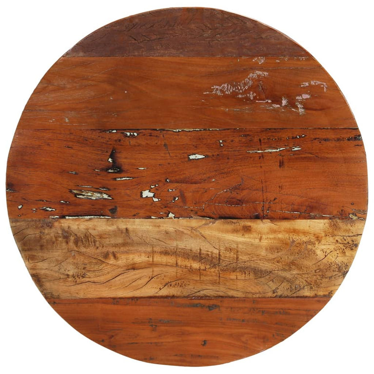 Salontafel Ø68 cm massief gerecycled hout MeubelReus