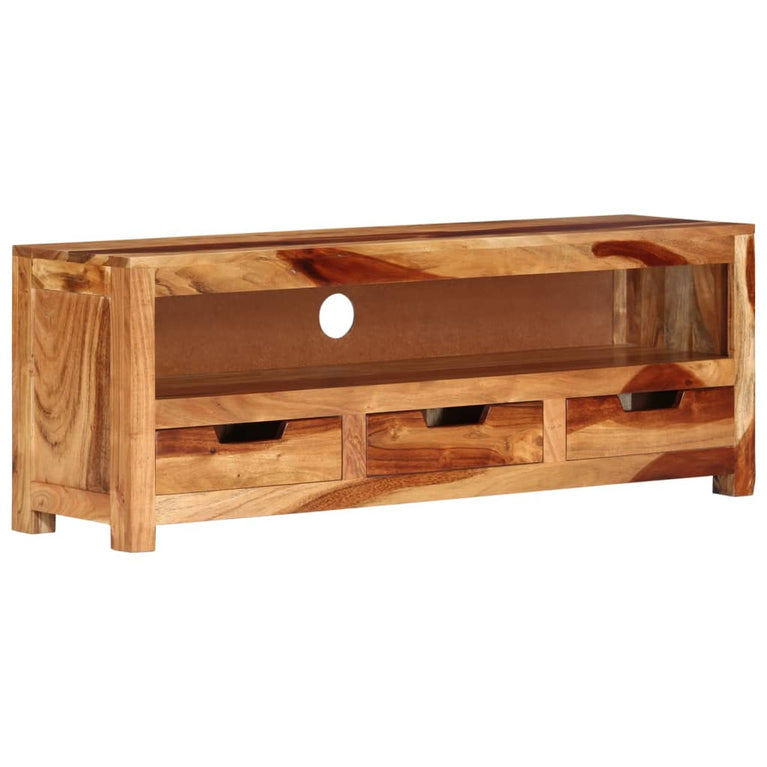 Tv-meubel 110x30x40 cm massief acaciahout MeubelReus