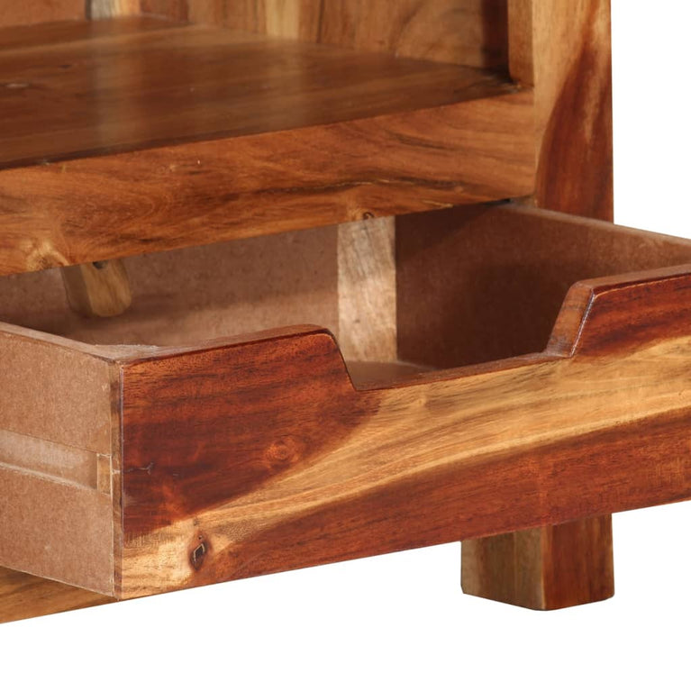 Tv-meubel 110x30x40 cm massief acaciahout MeubelReus