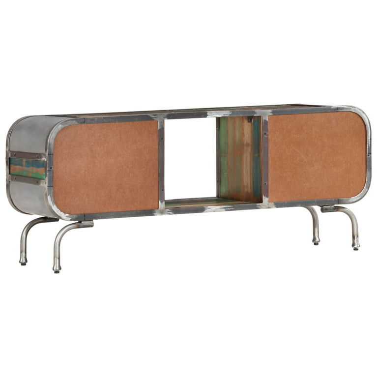Tv-meubel 110x30x42 cm massief gerecycled hout meerkleurig MeubelReus