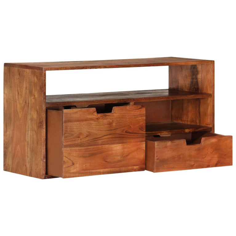 Tv-meubel 80x30x42 cm massief acaciahout MeubelReus