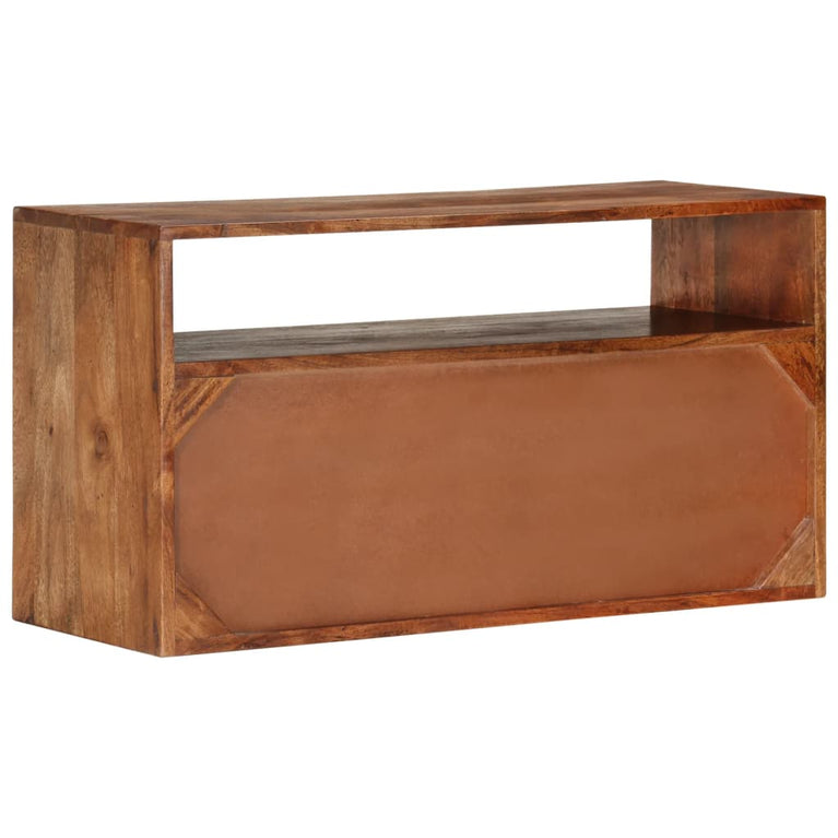 Tv-meubel 80x30x42 cm massief acaciahout MeubelReus
