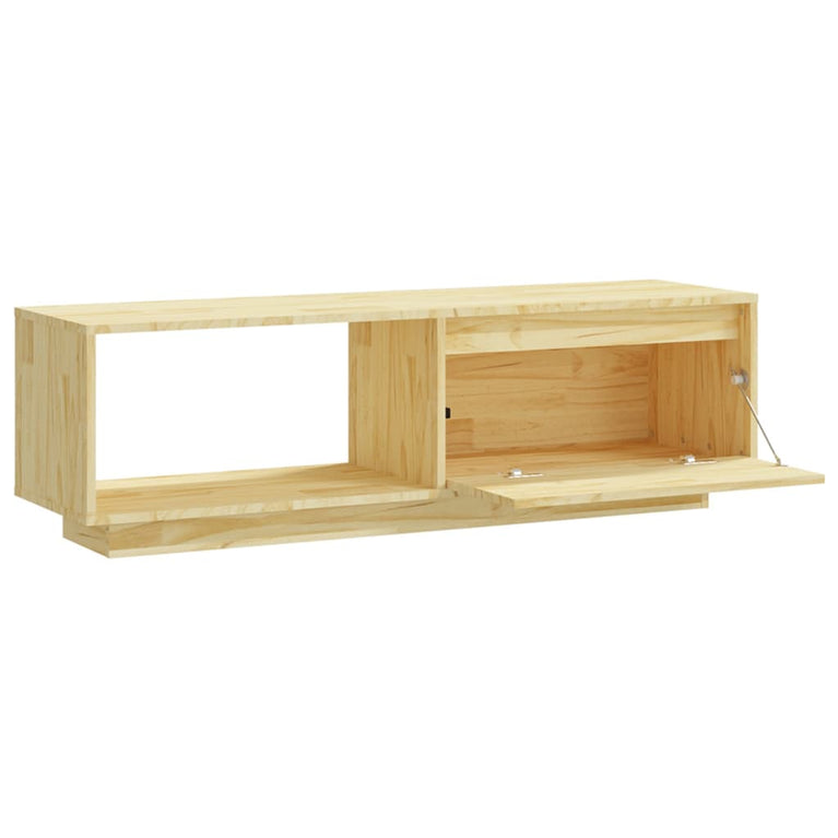 Tv-meubel 110x30x33,5 cm massief grenenhout MeubelReus