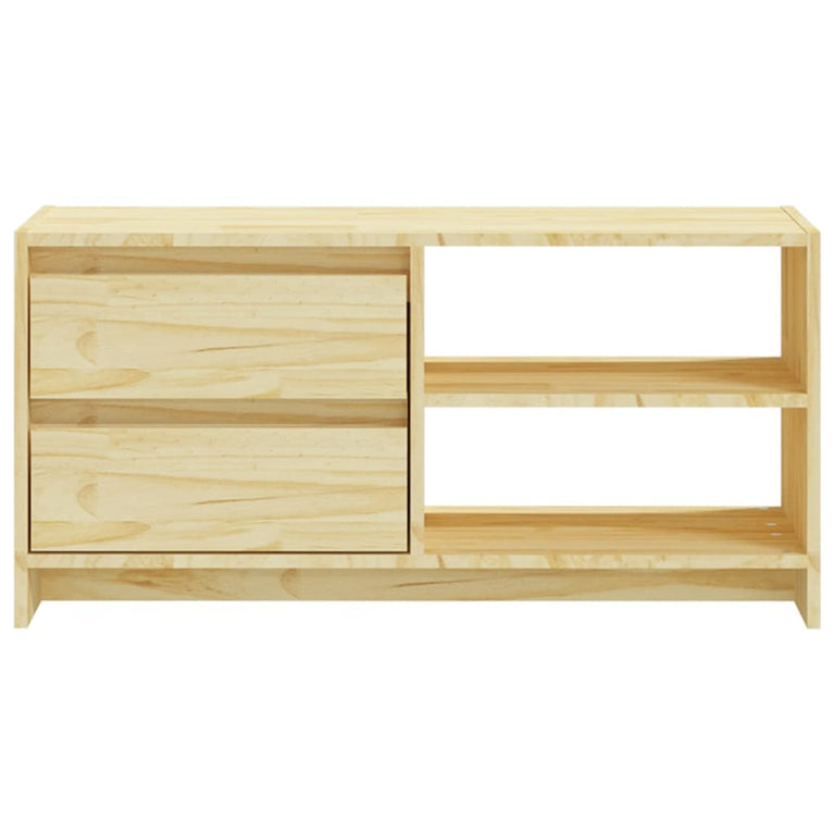 Tv-meubel 80x31x39 cm massief grenenhout MeubelReus