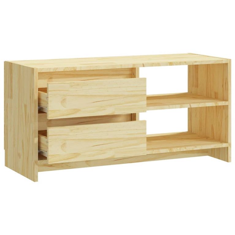 Tv-meubel 80x31x39 cm massief grenenhout MeubelReus