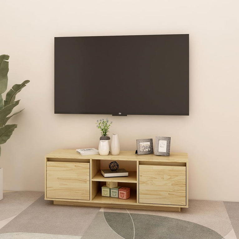 Tv-meubel 110x30x40 cm massief acaciahout MeubelReus