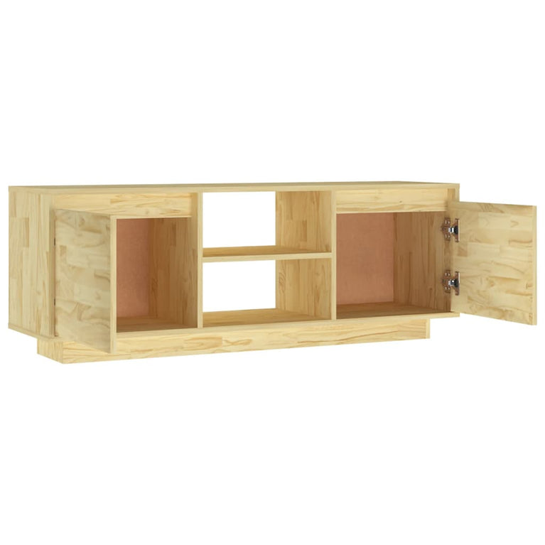 Tv-meubel 110x30x40 cm massief acaciahout MeubelReus
