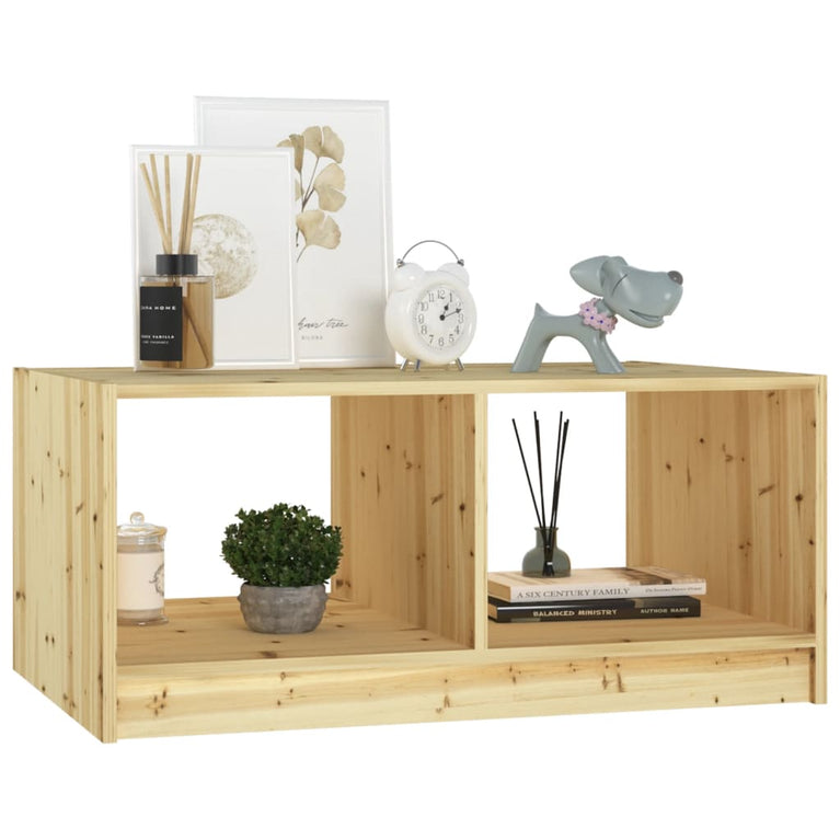 Salontafel 75x50x33,5 cm massief vurenhout MeubelReus