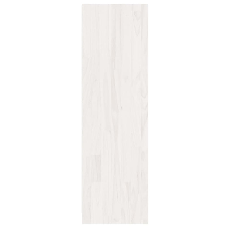 Boekenkast/kamerscherm 36x33x110 cm massief grenenhout wit MeubelReus