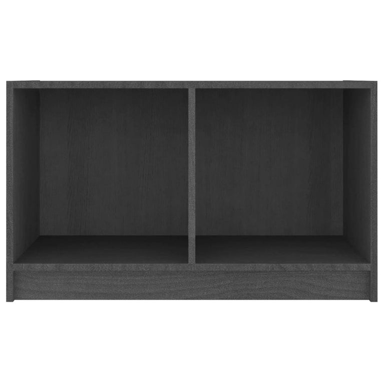 Tv-meubel 70x33x42 cm massief grenenhout grijs MeubelReus