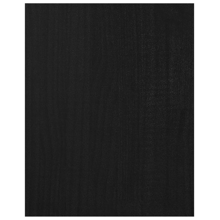 Tv-meubel 70x33x42 cm massief grenenhout zwart MeubelReus