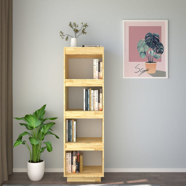 Boekenkast / kamerscherm 40x35x135 cm massief grenenhout MeubelReus