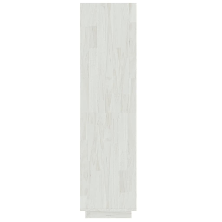 Boekenkast/kamerscherm 40x35x135 cm massief grenenhout wit MeubelReus