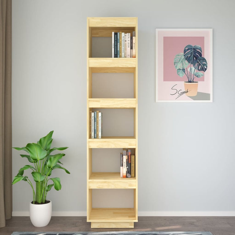 Boekenkast / kamerscherm 40x35x167 cm massief grenenhout MeubelReus