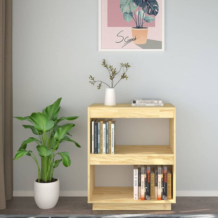 Boekenkast 60x35x71 cm massief grenenhout MeubelReus