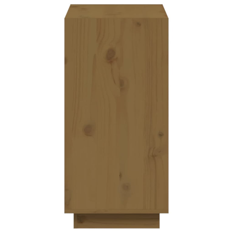 Boekenkast 60x35x71 cm massief grenenhout honingbruin MeubelReus