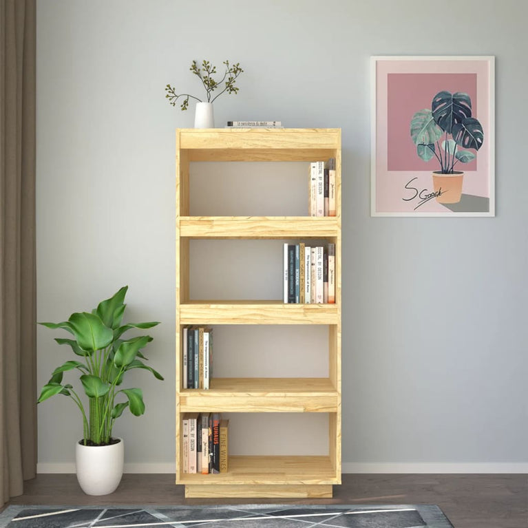 Boekenkast / kamerscherm 60x35x135 cm massief grenenhout MeubelReus