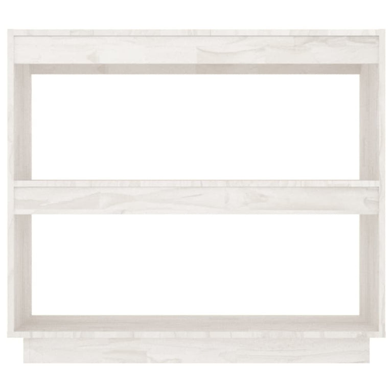 Boekenkast 80x35x71 cm massief grenenhout wit MeubelReus