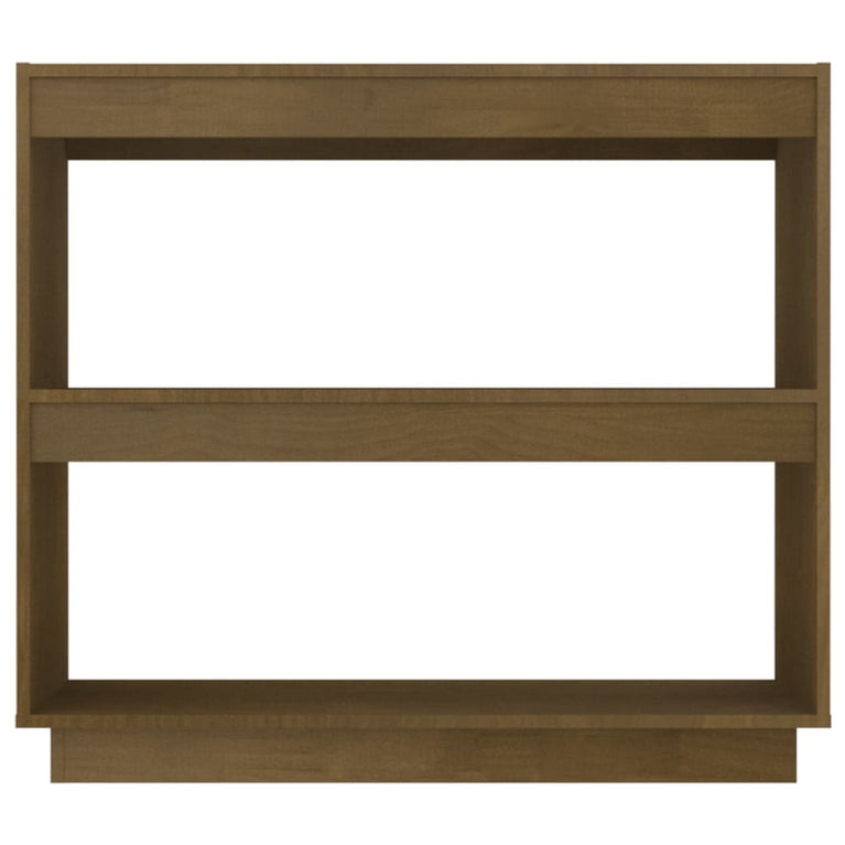Boekenkast 80x35x71 cm massief grenenhout honingbruin MeubelReus