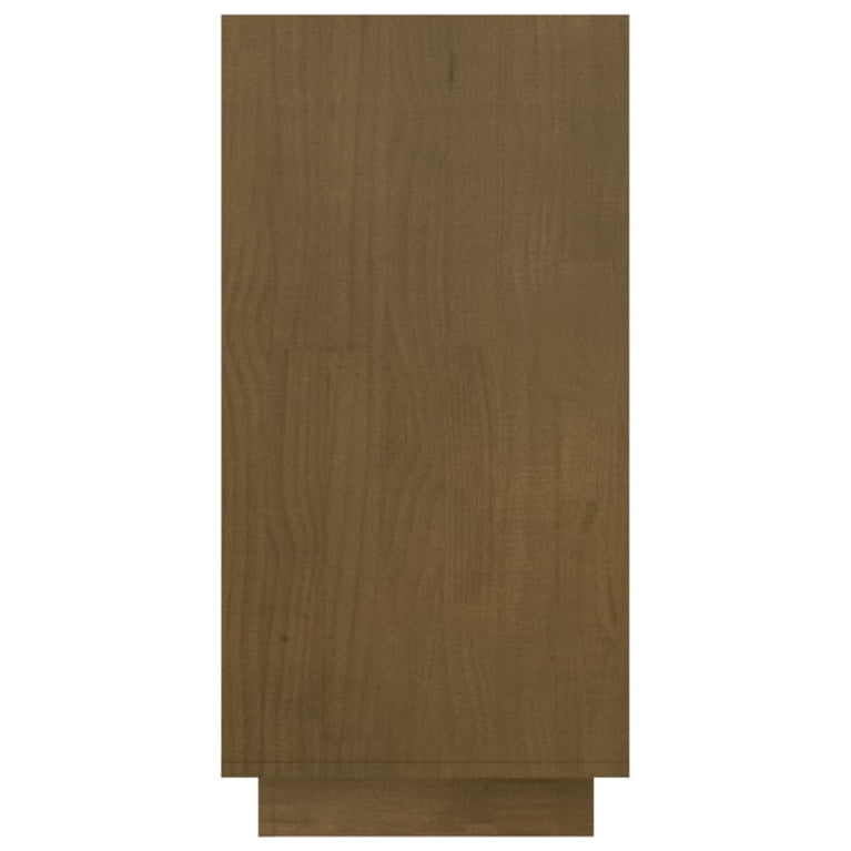 Boekenkast 80x35x71 cm massief grenenhout honingbruin MeubelReus