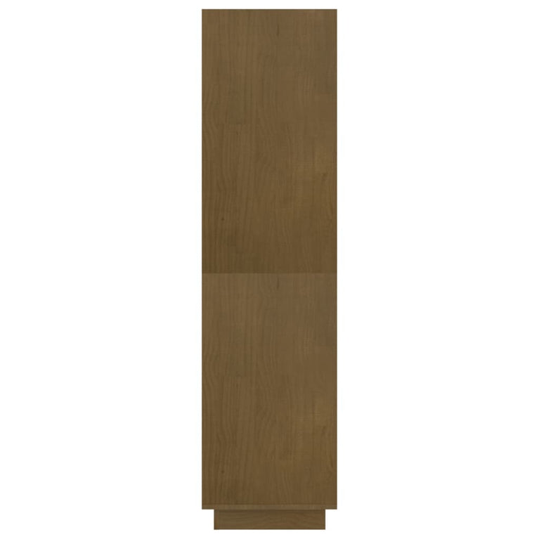 Boekenkast/kamerscherm 80x35x135 cm grenenhout honingbruin MeubelReus