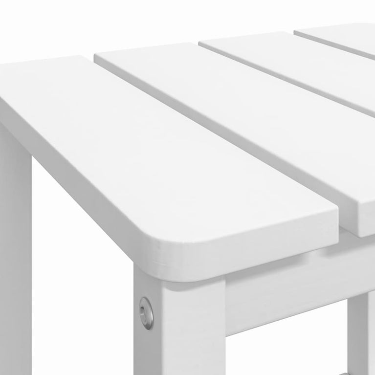 Tuintafel Adirondack 38x38x46 cm HDPE wit MeubelReus