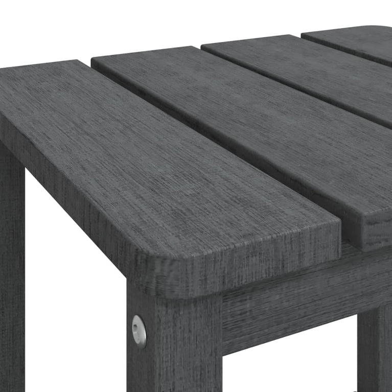 Tuintafel Adirondack 38x38x46 cm HDPE antracietkleurig MeubelReus