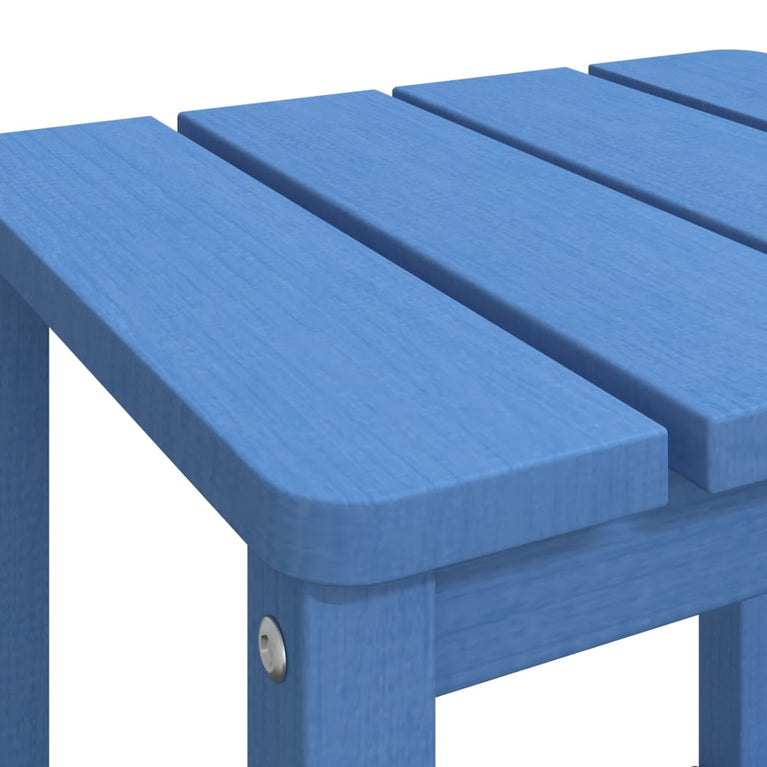 Tuintafel Adirondack 38x38x46 cm HDPE aquablauw MeubelReus