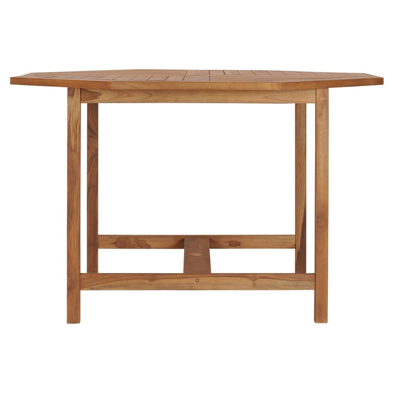 Tuintafel 110x110x75 cm massief teakhout MeubelReus