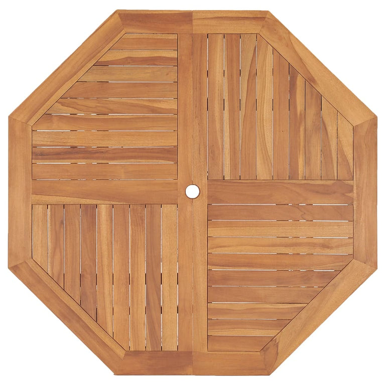 Tuintafel 110x110x75 cm massief teakhout MeubelReus